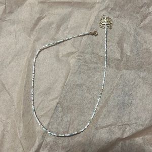 beaded choker necklace